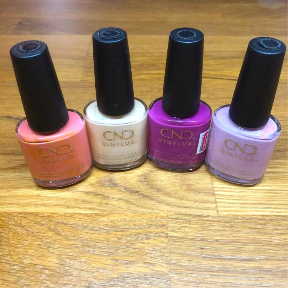 CND Vinylux 4 Bottle Polish Bundle